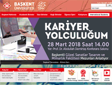 Tablet Screenshot of baskent.edu.tr