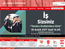 Tablet Screenshot of ankara.baskent.edu.tr