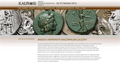 Desktop Screenshot of numismatik2011.baskent.edu.tr